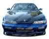 1995 - 1996 Nissan 240SX OEM Style Carbon Fiber Hood - VIS Racing