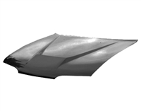 1995 - 1996 Nissan 240SX Invader Style Carbon Fiber Hood - VIS Racing
