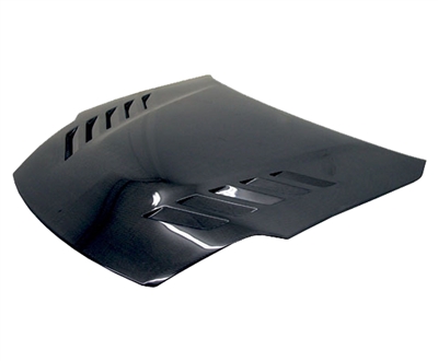 2003 - 2008 Nissan 350Z Astek Style Carbon Fiber Hood - VIS Racing