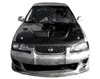2000 - 2003 Nissan Sentra EVO Style Carbon Fiber Hood - VIS Racing