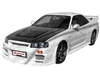 1999 - 2001 Nissan Skyline GT-R R34 Techno R Style Carbon Fiber Hood - VIS Racing