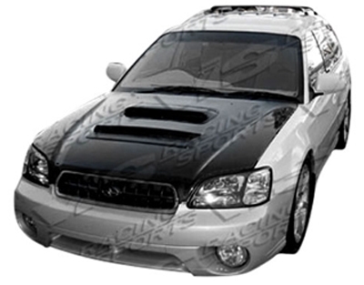 2000 - 2004 Subaru Legacy V-Line Style Carbon Fiber Hood - VIS Racing
