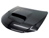 2011 - 2014 Subaru WRX / STI - STI Style Carbon Fiber Hood - VIS Racing
