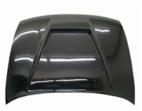 1993 - 1997 Toyota Corolla 4Dr Invader Style Carbon Fiber Hood - VIS Racing