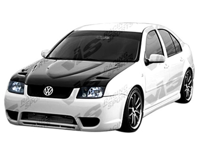 1999 - 2005 Volkswagen Jetta Euro R Style Carbon Fiber Hood - VIS Racing