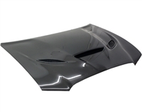 2011 - 2014 Dodge Charger Hellcat Style Carbon Fiber Hood - VIS Racing