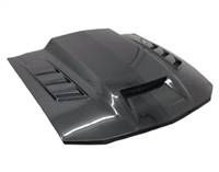 2005 - 2009 Ford Mustang Terminator Style Carbon Fiber Hood - VIS Racing