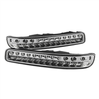 2000 - 2007 GMC Sierra HD LED Bumper Lights - Chrome