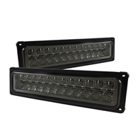 1988 - 1998 GMC C/K Series LED Bumper Lights - Smoke