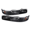 2001 - 2002 Chevy Silverado 3500 Bumper Lights - Black