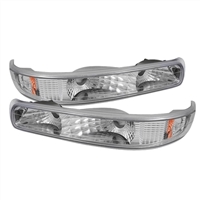 2001 - 2002 Chevy Silverado 3500 Euro Style Bumper Lights