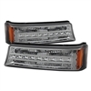 2003 - 2007 Chevy Silverado 3500 LED Bumper Lights - Smoke