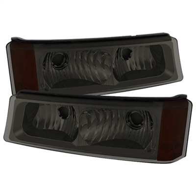 2003 - 2007 Chevy Silverado 3500 Bumper Lights - Smoke