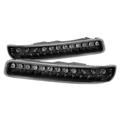 2001 - 2007 GMC Sierra 3500 LED Bumper Lights - Black