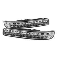 2001 - 2007 GMC Sierra 3500 LED Bumper Lights - Chrome