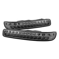 2001 - 2007 GMC Sierra 3500 LED Bumper Lights - Smoke