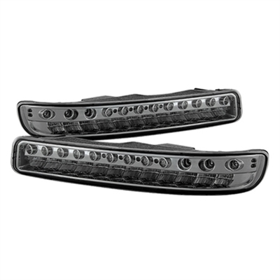 2001 - 2007 GMC Sierra 3500 LED Bumper Lights - Smoke