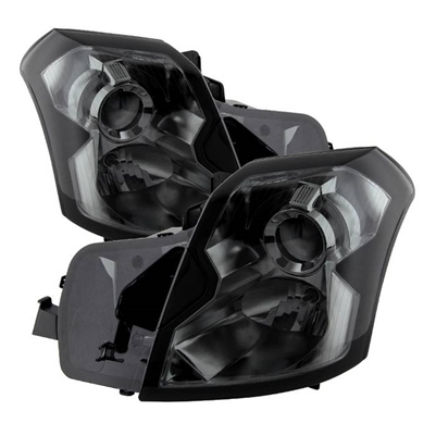 2004 - 2007 Cadillac CTS-V Crystal Headlights - Smoke