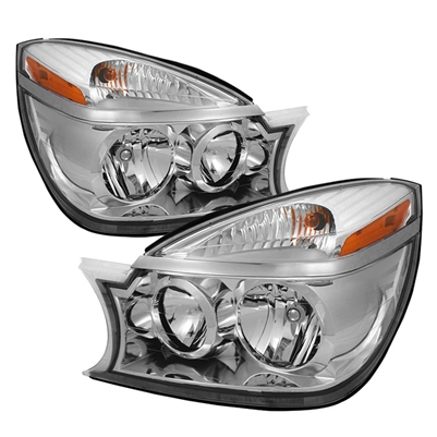 2004 - 2005 Buick Rendezvous Crystal Headlights - Chrome
