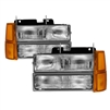 1994 - 1998 Chevy C/K Series OEM Style Headlights + Corner + Parking Lights (8PC Set)