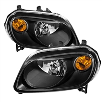 2006 - 2011 Chevy HHR Crystal Headlights - Black