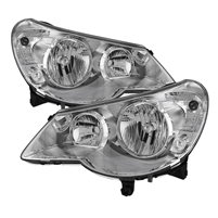 2007 - 2010 Chrysler Sebring OEM Style Headlights - Chrome