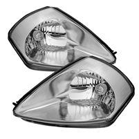 2000 - 2005 Mitsubishi Eclipse Crystal Headlights - Chrome