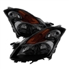 2007 - 2009 Nissan Altima 4Dr OEM Style Headlights - Black/Smoke