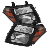 2008 - 2012 Nissan Pathfinder Crystal Headlights - Black