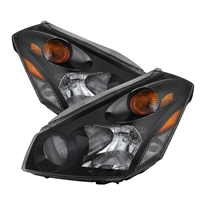 2004 - 2009 Nissan Quest Crystal Headlights - Black