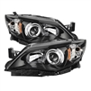 2008 - 2010 Subaru WRX Crystal Headlights - Black