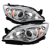 2008 - 2010 Subaru WRX Crystal Headlights - Chrome