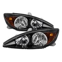 2002 - 2004 Toyota Camry OEM Style headlights - Black