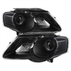 2006 - 2010 Volkswagen Passat Projector Headlights - Black