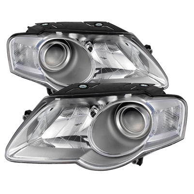 2006 - 2010 Volkswagen Passat Projector Headlights - Chrome