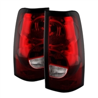 2003 - 2007 Chevy Silverado HD OEM Style Tail Lights - Red/Clear