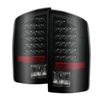 2007 - 2009 Dodge Ram 3500 LED Tail Lights - Black/Smoke