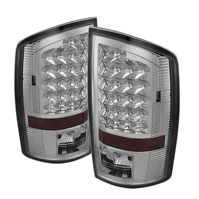 2007 - 2009 Dodge Ram 3500 LED Tail Lights - Chrome