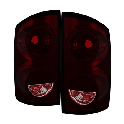 2007 - 2009 Dodge Ram 3500 OEM Style Tail Lights - Red/Smoke