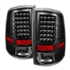 2010 - 2018 Dodge Ram 3500 LED Tail Lights - Black