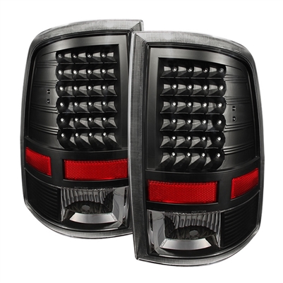 2019 - 2024 Dodge Ram 1500 Classic LED Tail Lights - Black