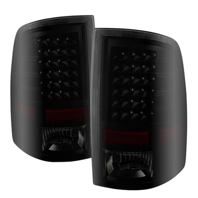 2019 - 2024 Dodge Ram 1500 Classic LED Tail Lights - Black/Smoke