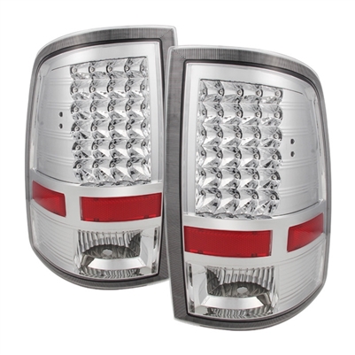 2010 - 2018 Dodge Ram 3500 LED Tail Lights - Chrome