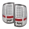 2019 - 2024 Dodge Ram 1500 Classic LED Tail Lights - Chrome