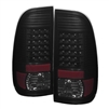 2011 - 2016 Ford F-350 LED Tail Lights - Black/Smoke