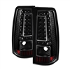 2001 - 2003 Chevy Silverado 3500 LED Tail Lights - Black