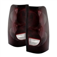 2004 - 2007 Chevy Silverado 3500 OEM Style Tail Lights - Red/Smoke