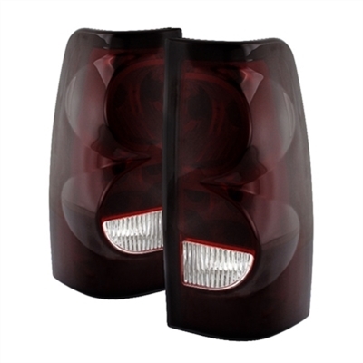 2004 - 2007 Chevy Silverado 3500 OEM Style Tail Lights - Red/Smoke