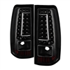 2004 - 2007 Chevy Silverado 3500 LED Tail Lights - Black
