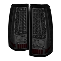 2004 - 2007 Chevy Silverado 3500 LED Tail Lights - Smoke